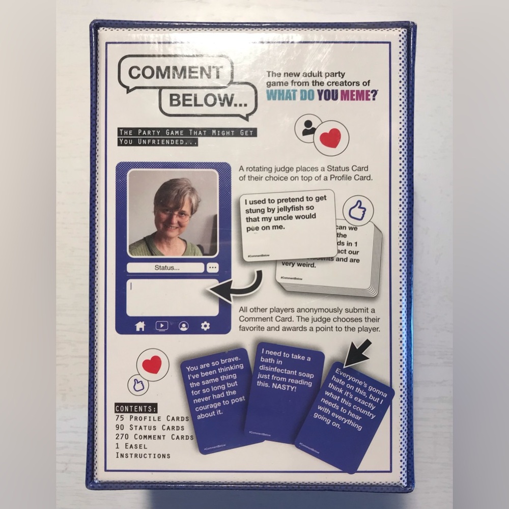 Comment Below Card Game - Picture 3 of 3